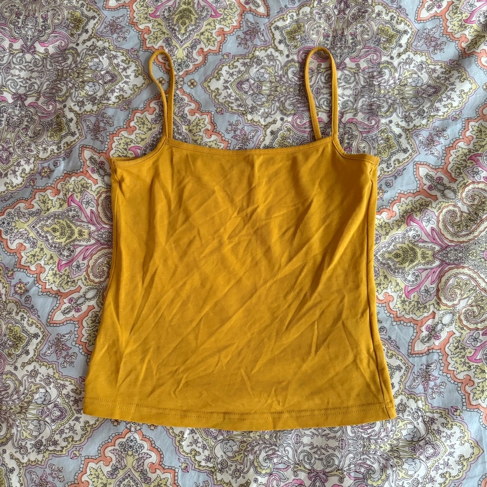And Other Stories Mustard Yellow Camisole Top